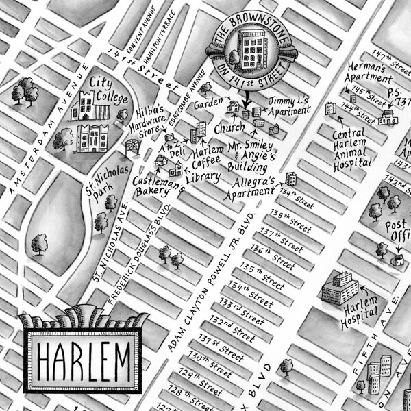 Original and Updated Maps ~ The Vanderbeekers of 141st Street series