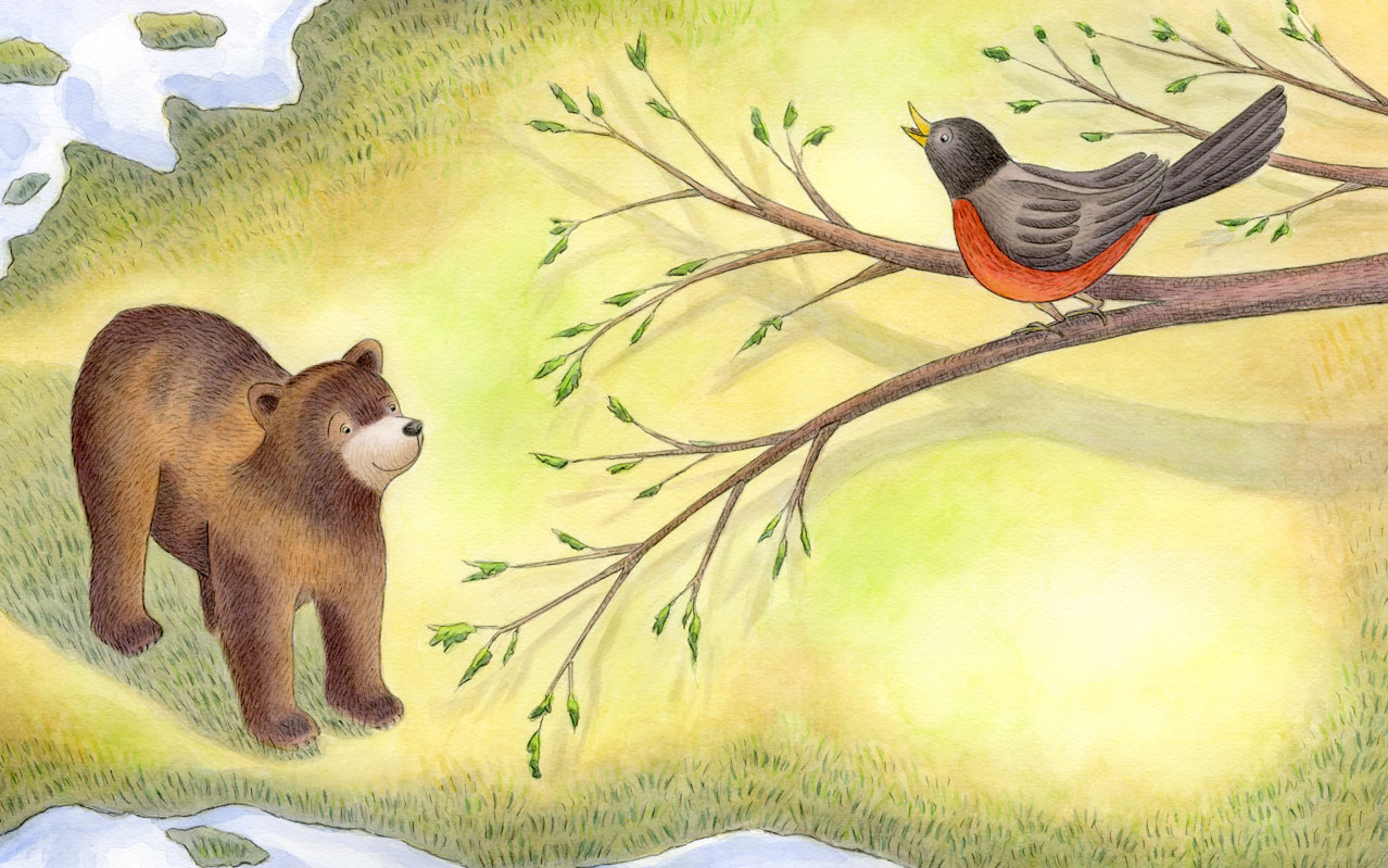 Bear and Bird Series 1 Jennifer Thermes
